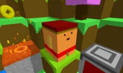 Blocky Rush Downhill image