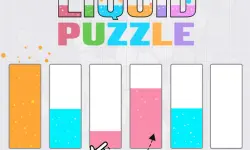 Liquid puzzle : sort the color image