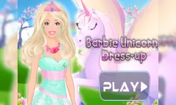 Barbie unicorn dress up image