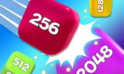 Chain Cube 2048 3D Merge Game image