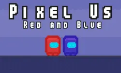 Pixel Us Red and Blue image