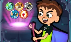 Ben 10 Halloween Bubble Shooter image