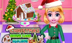 Christmas House Cake Recipe image