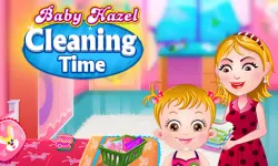 Baby Hazel Cleaning Time image