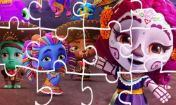 Super Monster Halloween Jigsaw Game image
