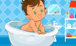 Baby Bath Jigsaw image