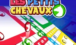Petits chevaux : small horses image