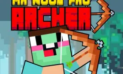 Mr Noob Pro Archer Game image