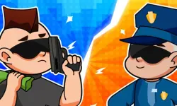 Robber and cop image