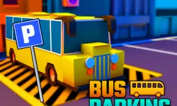 Bus Parking City 3D image