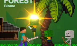 Noob vs Zombies - Forest biome image
