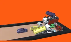 Match auto 2048 game 3d image