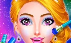 Princess Dress up & Makeover - Color by Number image