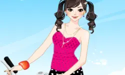 Bicycle Girl Dressup image