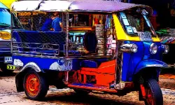 Tuk Tuk Tricycle Puzzle image
