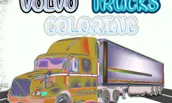 Volvo Trucks Coloring image