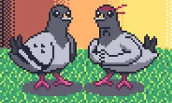 Pigeon Ascent image