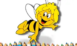 Maja the Bee Coloring Book image