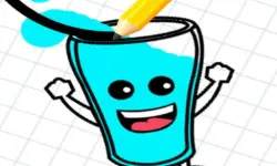 Happy Glass Draw lines image