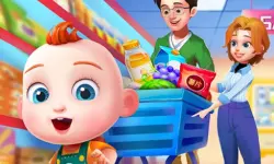 Cute Family Shopping image