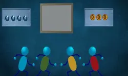 8b blue house escape image