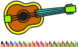 BTS Music Instrument Coloring Book image