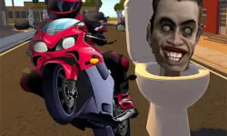 Skibidi Toilet Moto Bike Racing image