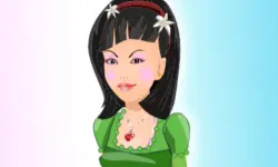 Asian Girl Dress Up image