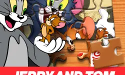 Jerry and Tom Jigsaw Puzzle image