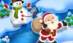 Santa SnowMan Jump image