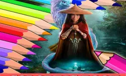 Coloring Book for Raya And The Last Dragon image