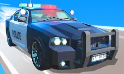 Police Car Line Driving image