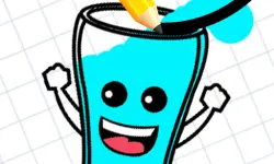 happy water glass image