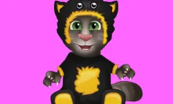 Talking Tom Bathing image