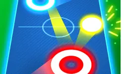 Air Hockey Glow: 2 Players image
