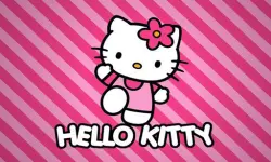 BTS Hello Kitty Coloring image