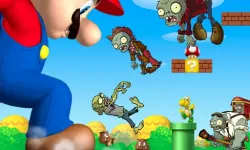 Super Mario Shooting Zombie image