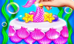 Mermaid Cake Cooking Design - Fun in Kitchen image