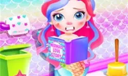 Baby Mermaid Caring Game image