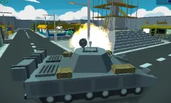 Blocky wars vehicle shooting multiplayer image