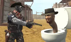 Cowboy vs Skibidi Toilets image