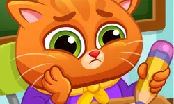 Lovely Virtual Cat At School image