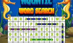 Aquatic Word Search image