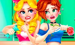 School Girls Battle Beauty Salon image