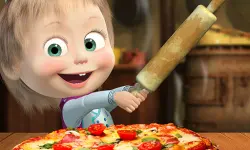 Masha And The Bear Pizzeria Game image