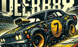 Demolition Derby Car 3d image