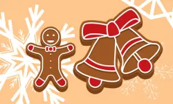 Gingerbread Man Coloring image