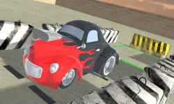 Old Car Parking 3D image