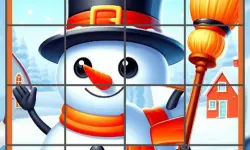 Happy Snowman Puzzle image