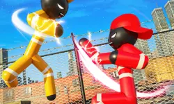 Stickman Police VS Gangsters Street Fight image
